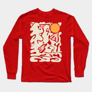 Abstract Landscape 002 Long Sleeve T-Shirt